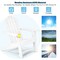 Outdoor Adirondack Chair with Built-in Cup Holder for Backyard and Porch